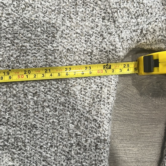 Willow and Clay  grey and white Marled Knit Sweater size large - Picture 6 of 7